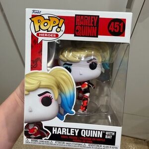 Funko Pop Heroes Harley Quinn Vinyl Figure - Red, Blonde, Blue, Pink